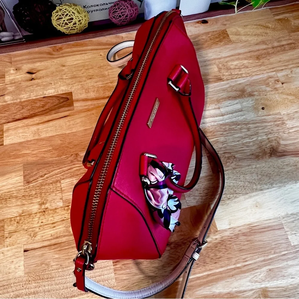 Kate Spade Tilden Place Pippa Satchel Hot Chili Red Saffiano Leather - Picture 5 of 14